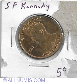 John F Kennedy inauguration medal