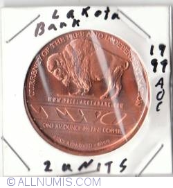 Image #2 of 2 units Lakota Free Bank-American Open Currency