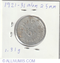 Image #2 of 5 cents trade 1921-31