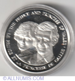 Prince Charles Princess Dianna wedding Medal