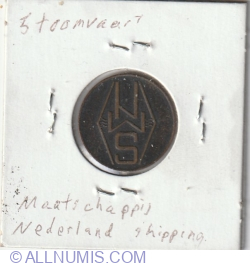 10 Boorgeld 1947 Stoomvaart Maatschappij Shipping ration token