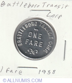 Image #1 of 1 fare 1958 Battleboro Transit