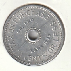 10 cents sales tax token 1935