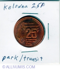 Image #1 of 25 cents in transit fares or parking