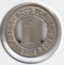 One full fare token zone 1-Boardman Transit Co