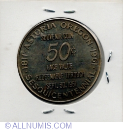 Image #2 of 50 cents 1811-1961