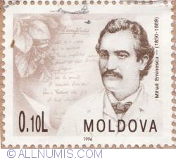 0,10 Lei - Mihai Eminescu (1850-1889)