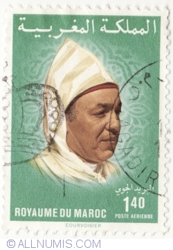 Image #2 of 1.40 Dirham 1983 - Hassan II