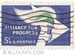 Image #1 of 5 Cents 1963 - Aliance For Progress
