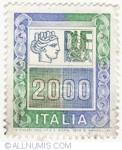 Image #2 of 2000 Lire 1979 - Italia