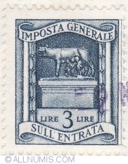 Image #1 of 3 Lire 1959 - Impozit general pe venit