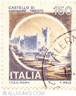 Image #1 of 150 Lire 1980 - Castello di Miramare,Trieste