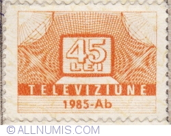 Image #1 of 45 Lei 1985 - Ab - Televiziune