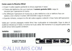 Image #2 of 10 Euro - WIND 6 SMS (Anniversary)