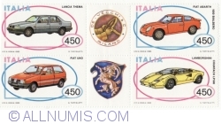 Image #1 of 4 x 450 Lire 1985 - Vehicule Italiene