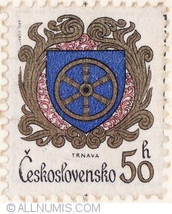 Image #1 of 50 Haleru 1985 - Trnava coat of arms