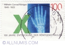 Image #2 of 100 Pfennig 1995- Wilhelm Conrad Rontgen