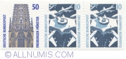 Image #2 of 50 + 10 + 10 Pfennig 1989 - Frankfurt/Freiburg