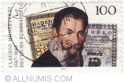 Image #1 of 100 Pfennig 1993 - Claudio Monteverdi