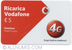 5 Euro - Ricarica Vodafone 4G