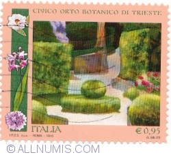 0.95 Euro 2015 - Municipal Botanical Garden of Trieste
