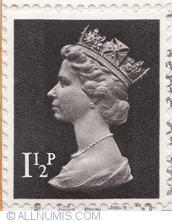 Image #1 of 1  1/2 penny 1971 - Queen Elizabeth II