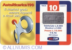 10 000 L.-5,16 Euro - Autoricarica 190