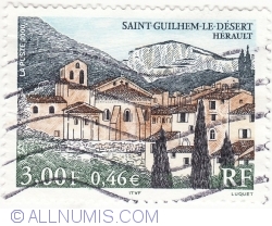 Image #2 of 3 Francs 0.46 Euro 2000 - Saint Guilhem-le desert-Herault