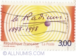 3 Francs 1998 - Radium