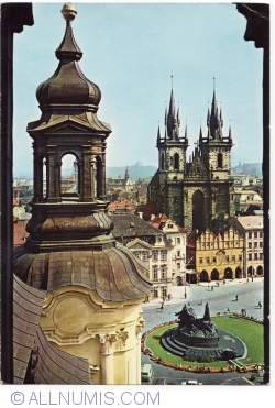 Prague - View of Old Town Square (1985)