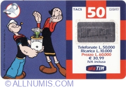 60.000 Lire - 30,99 Euro - Popeye