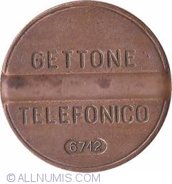 Image #1 of Gettone telefonico 6712 December