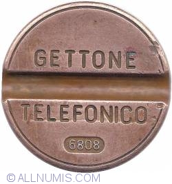 Gettone telefonico 6808 august
