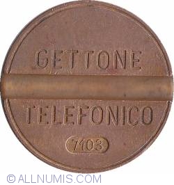 Gettone telefonico 7103 martie