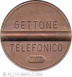 Gettone telefonico 7105 May