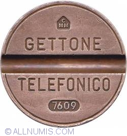 Gettone telefonico 7609 septembrie CMM