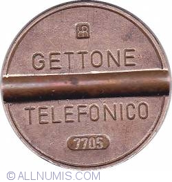 Gettone telefonico 7705 mai IPM