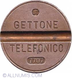 Image #1 of Gettone telefonico 7707 July UT