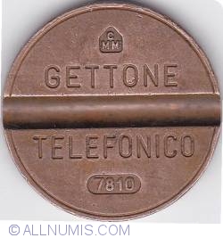 Gettone telefonico 7810 October CMM
