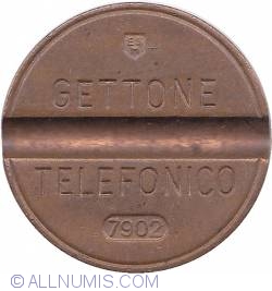 Gettone telefonico 7902 February ESM