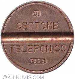Gettone telefonico 7905 mai UT