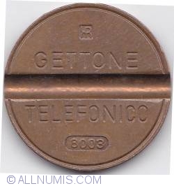 Gettone telefonico 8003 martie IPM