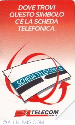 Image #1 of Telecom Italiy - Scheda telefonica
