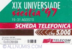 Image #2 of Telecom Italiy - XIX Universiade-Sicilia '97
