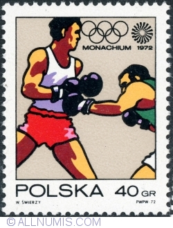 40 Groszy 1972 - Boxing