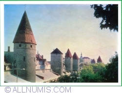 Tallinn - Turnurile fortificate din zidul orașului (1980)