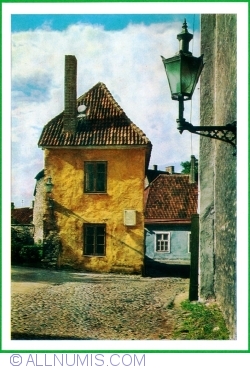 Tallinn - The Medieval House in Toomkooli Street (1980)