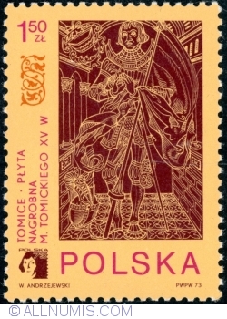 1,50 Złoty 1973 - Tombstone of Nicolas Tomicki