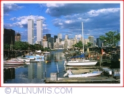 Image #1 of New York - view of TWIN TOWERS (1992)