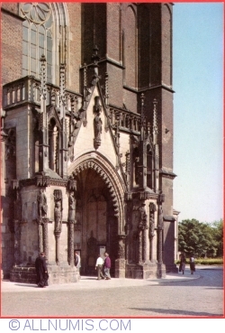 Wrocław - Portal of the western façade of the Wroclaw Cathedral (1984)